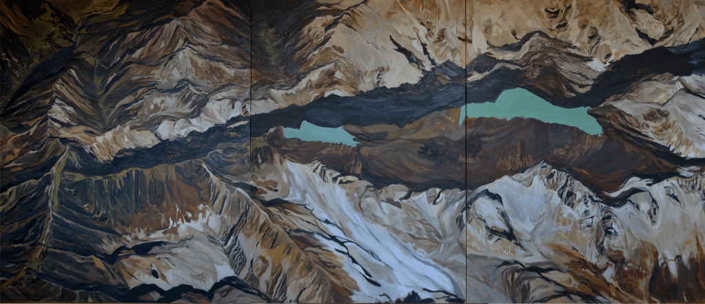 Untitled, 2013 Oil on canvas 490x200cm